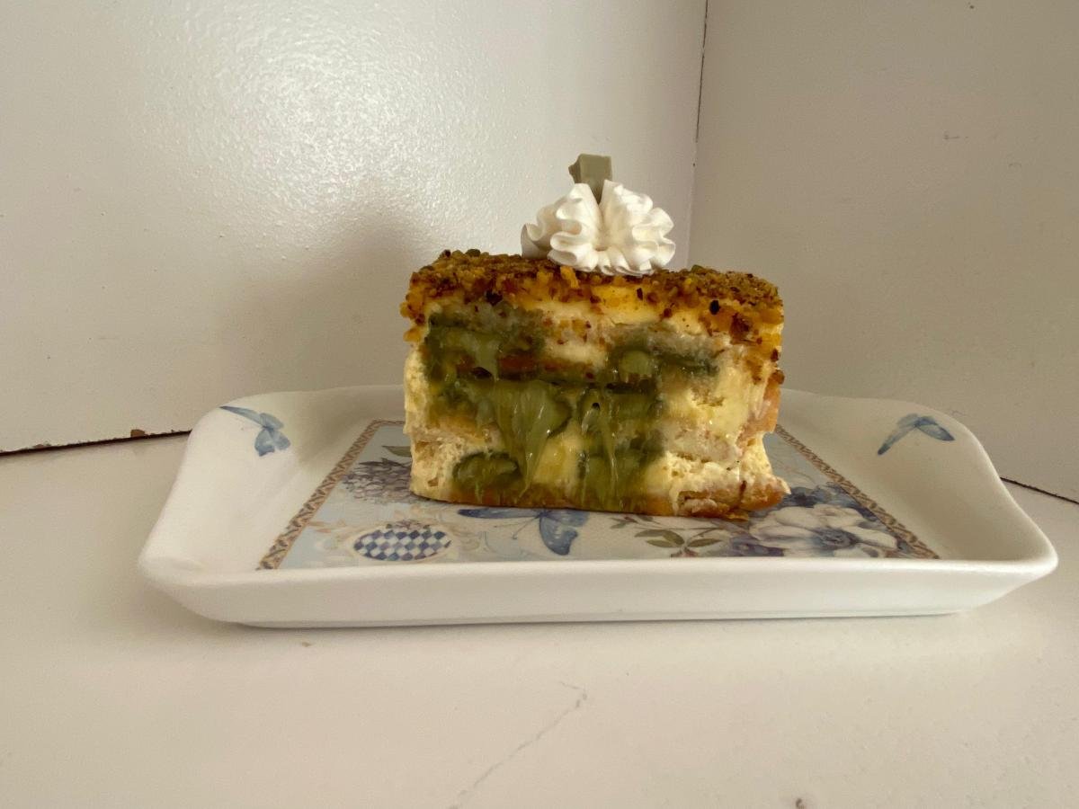 Tiramisú de pistacho